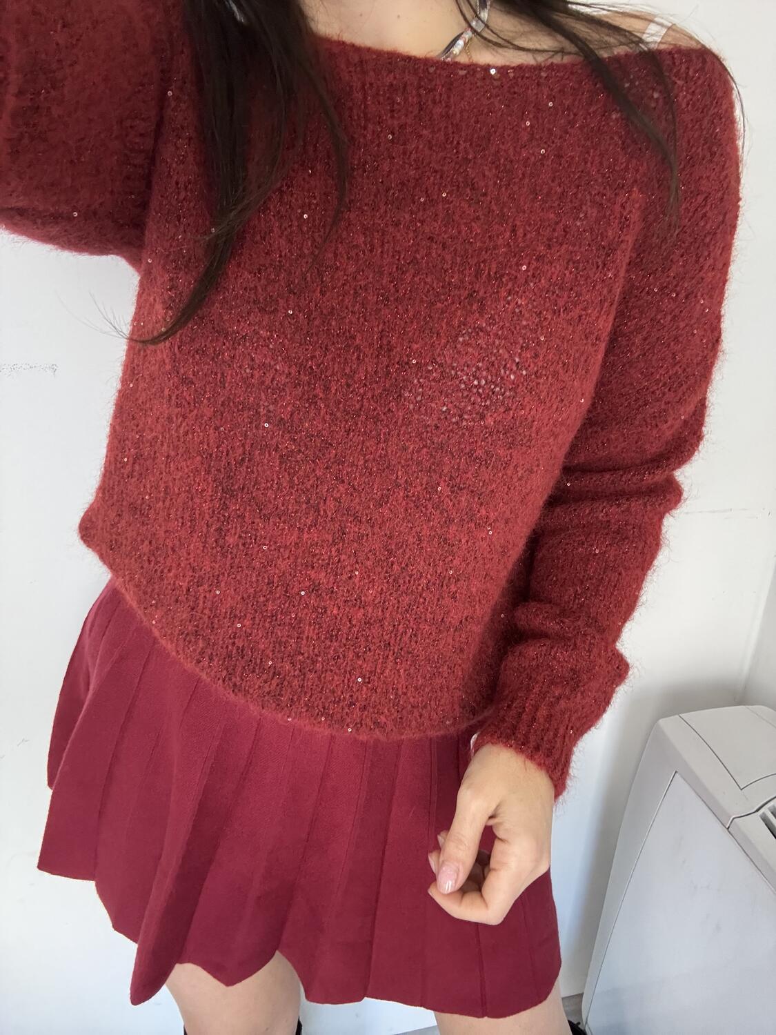 NOVITÀ Pull morbido lurex in misto lana