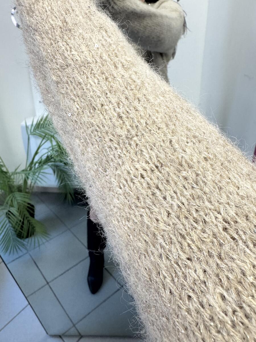 NOVITÀ Pull morbido lurex in misto lana