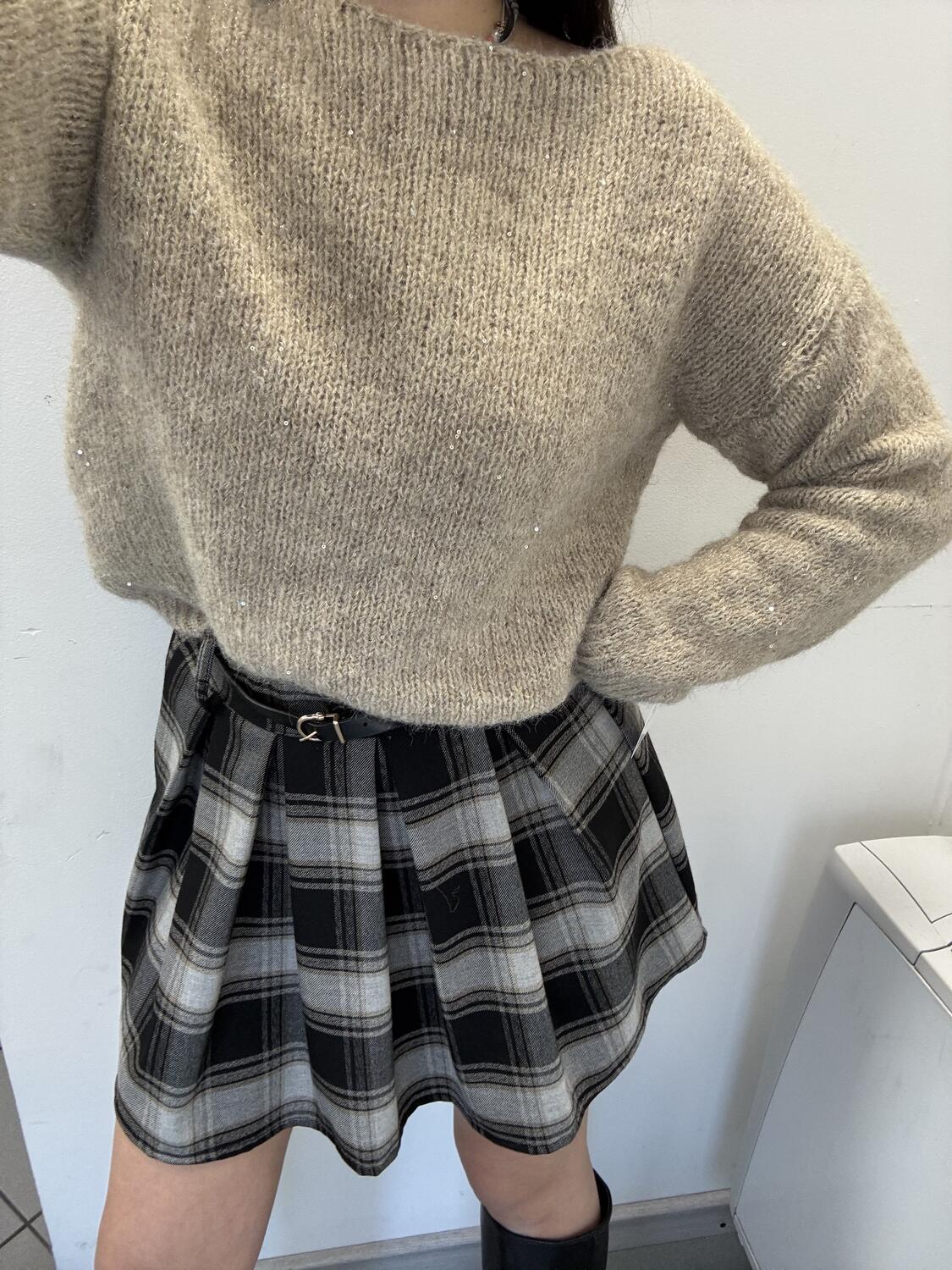 NOVITÀ Pull morbido lurex in misto lana