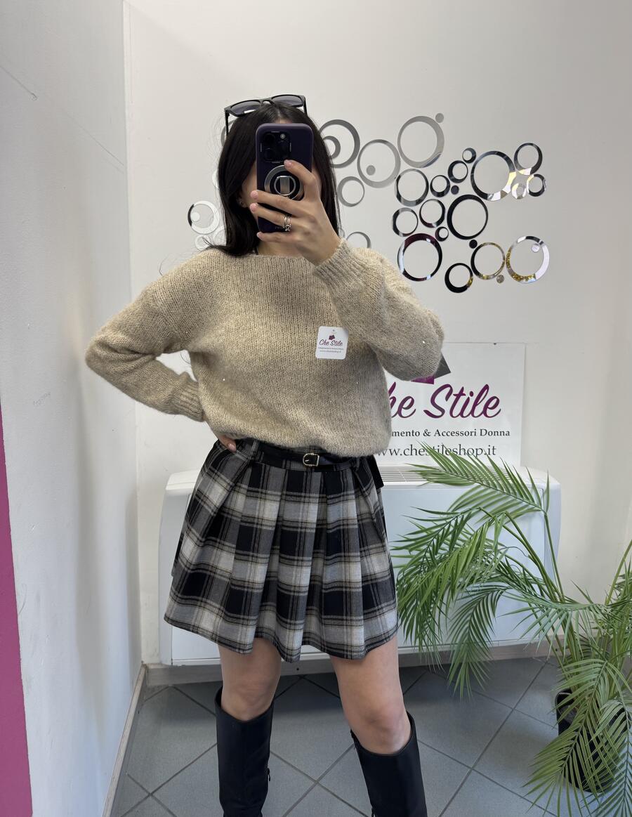 NOVITÀ Pull morbido lurex in misto lana