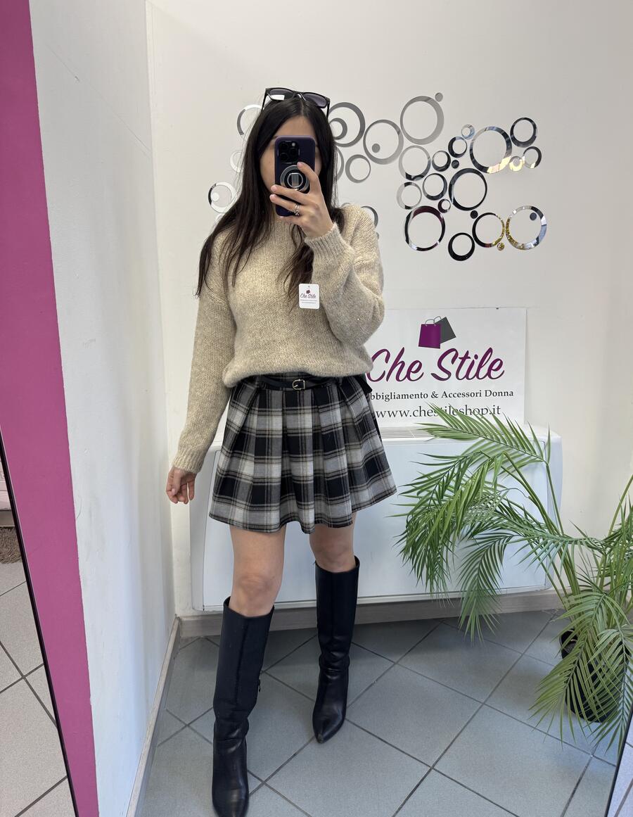 NOVITÀ Pull morbido lurex in misto lana