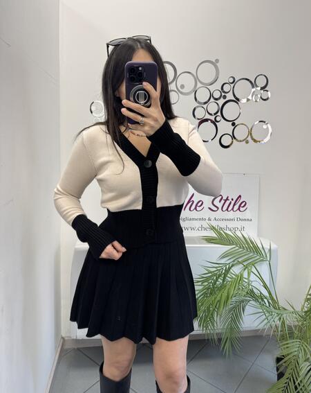 NOVITÀ Cardigan bicolor