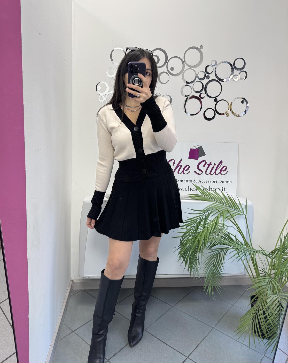 NOVITÀ Cardigan bicolor