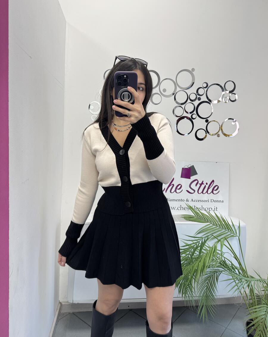 NOVITÀ Cardigan bicolor