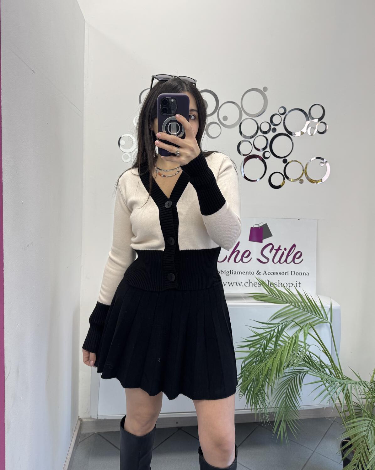 NOVITÀ Cardigan bicolor