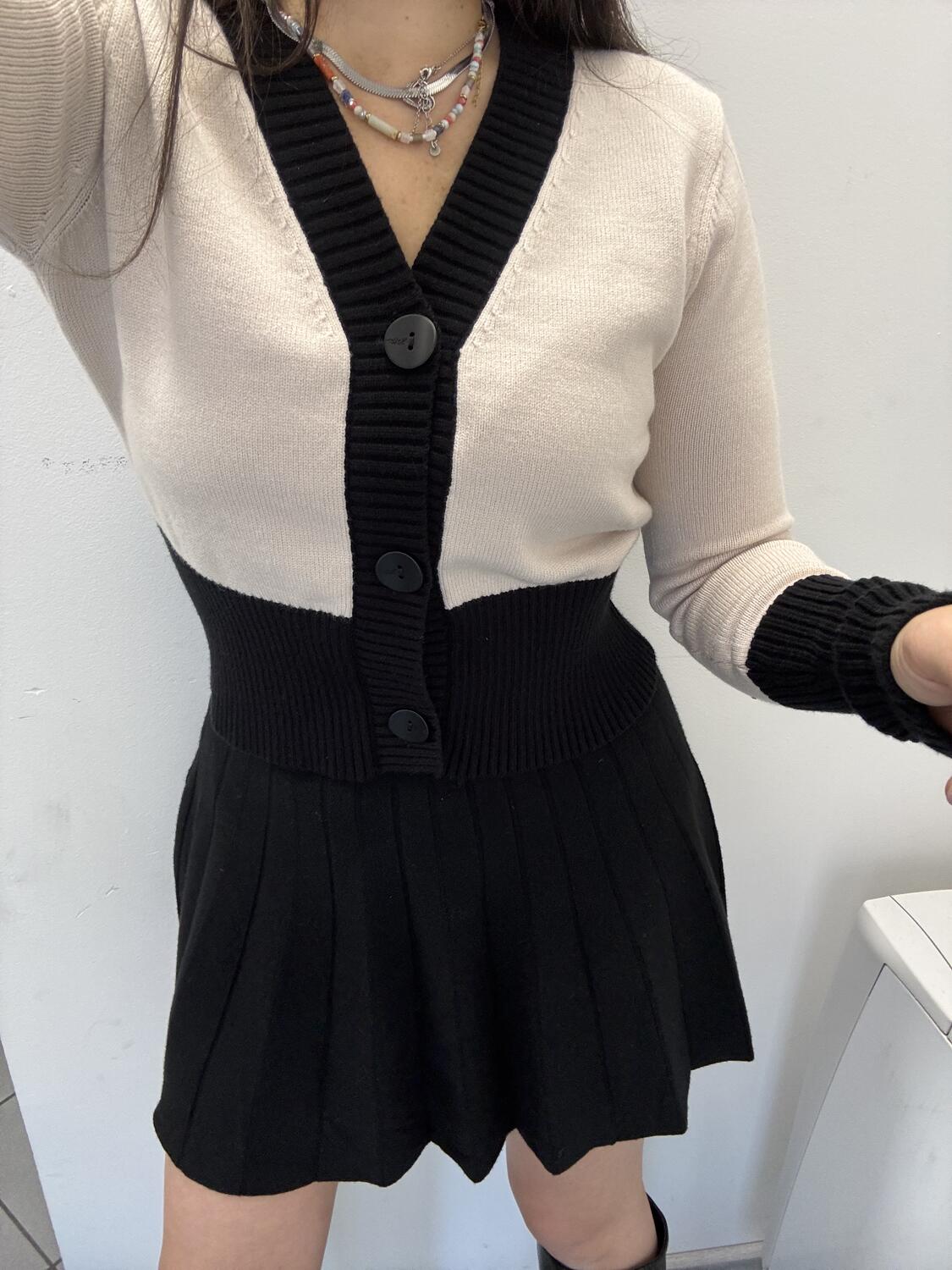 NOVITÀ Cardigan bicolor