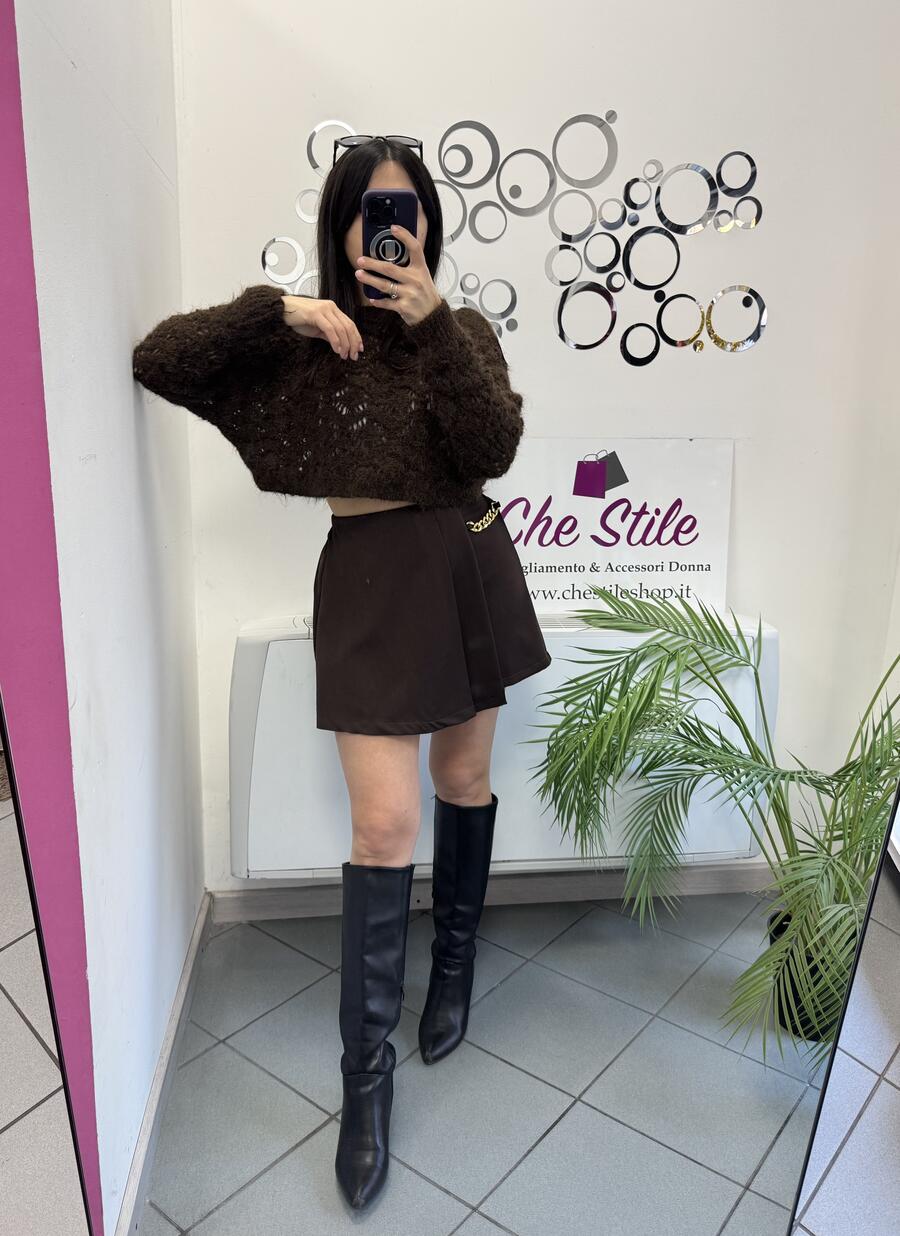 NOVITÀ Pull traforato in lurex