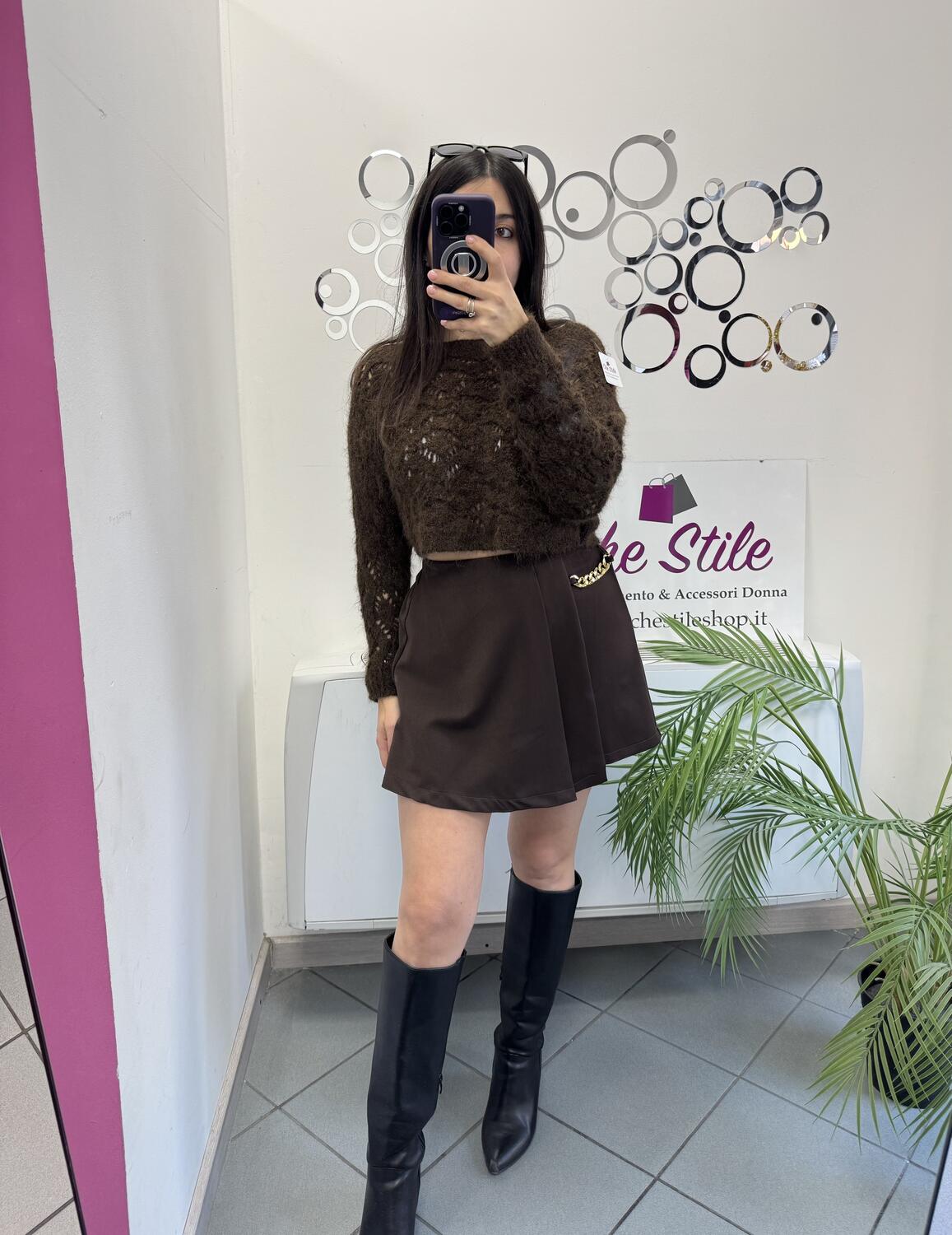 NOVITÀ Pull traforato in lurex