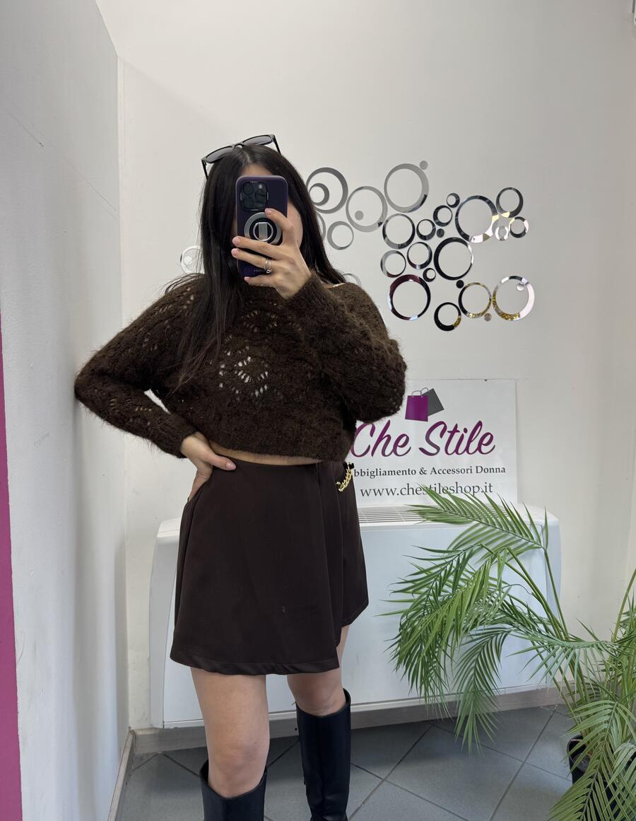 NOVITÀ Pull traforato in lurex