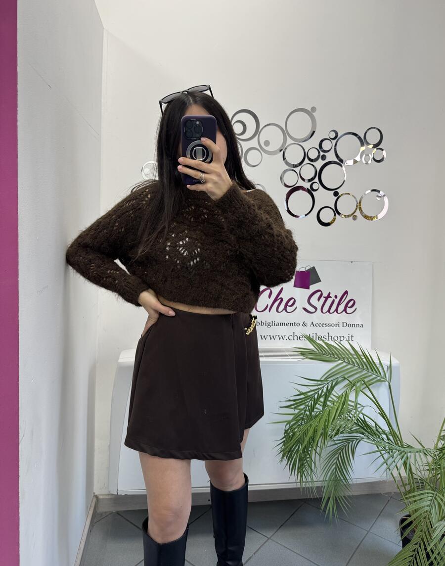 NOVITÀ Pull traforato in lurex