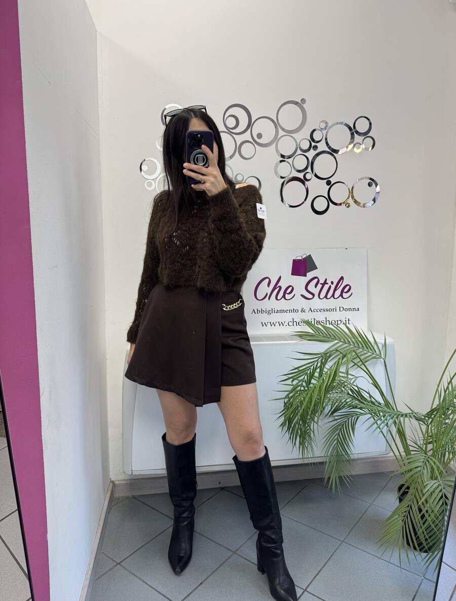 NOVITÀ Pull traforato in lurex