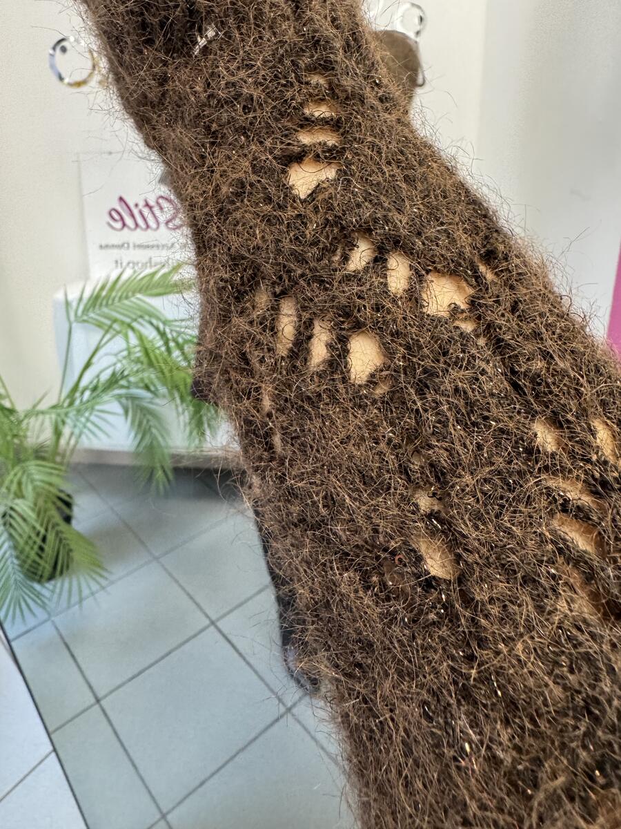 NOVITÀ Pull traforato in lurex