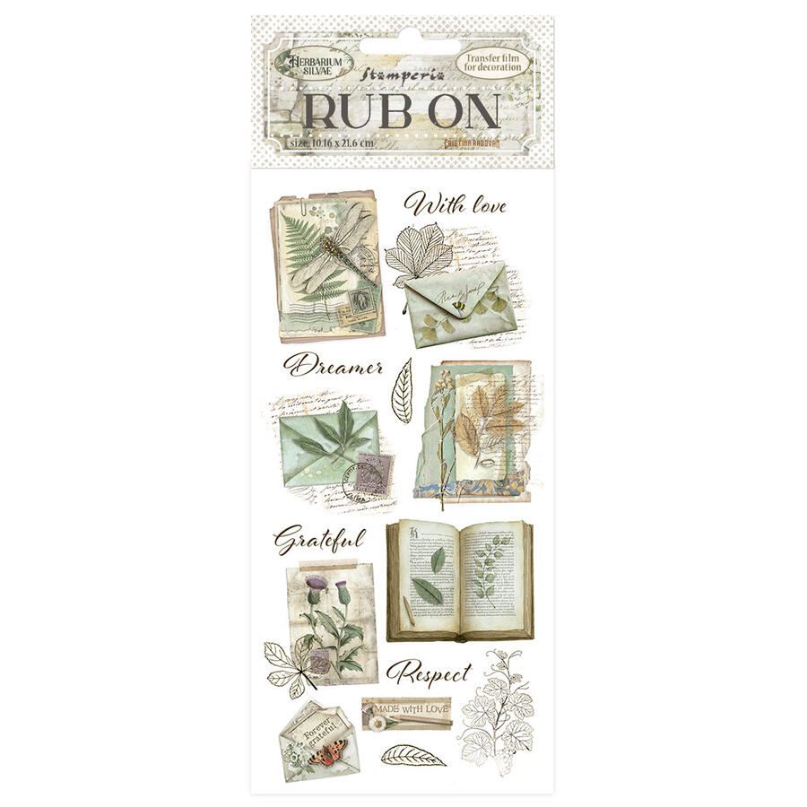Rub-On Herbarium Silvae Libri di botanica