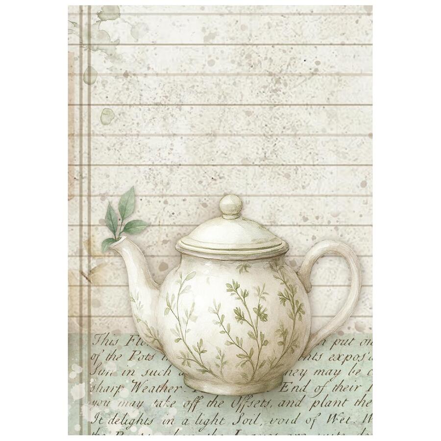 Selezione 8 Carta di riso Fto A6 Herbarium Silvae