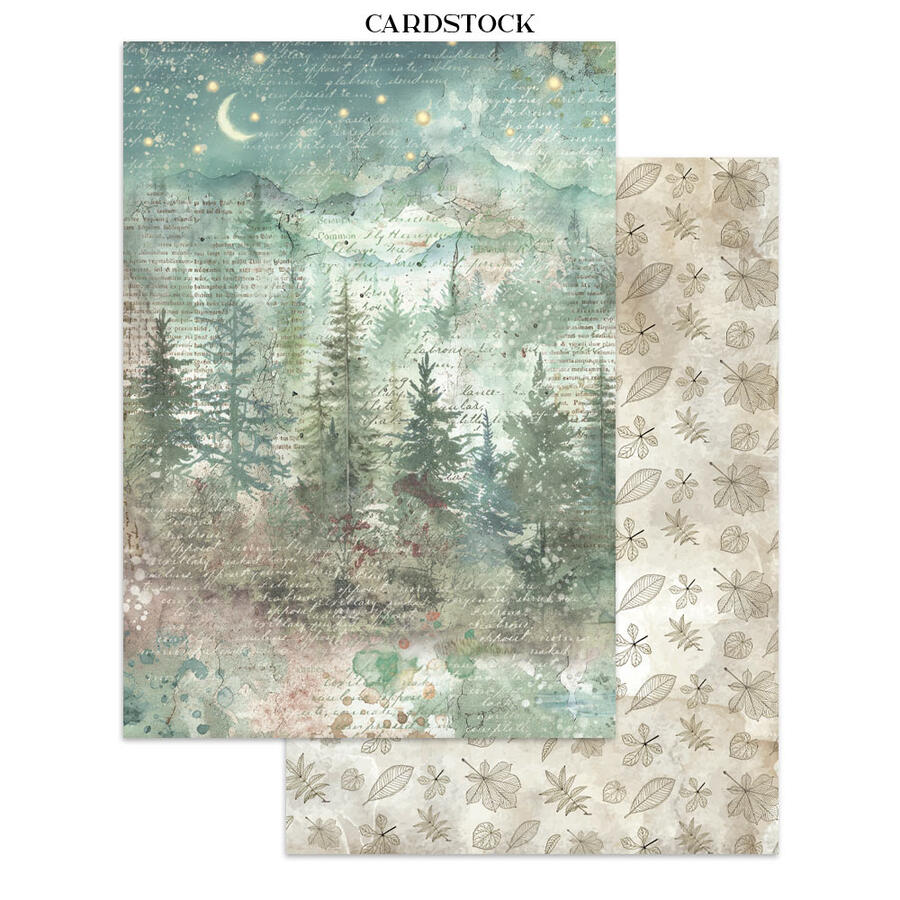 Junk Journal stickers, cut-outs, backgrounds Herbarium Silvae