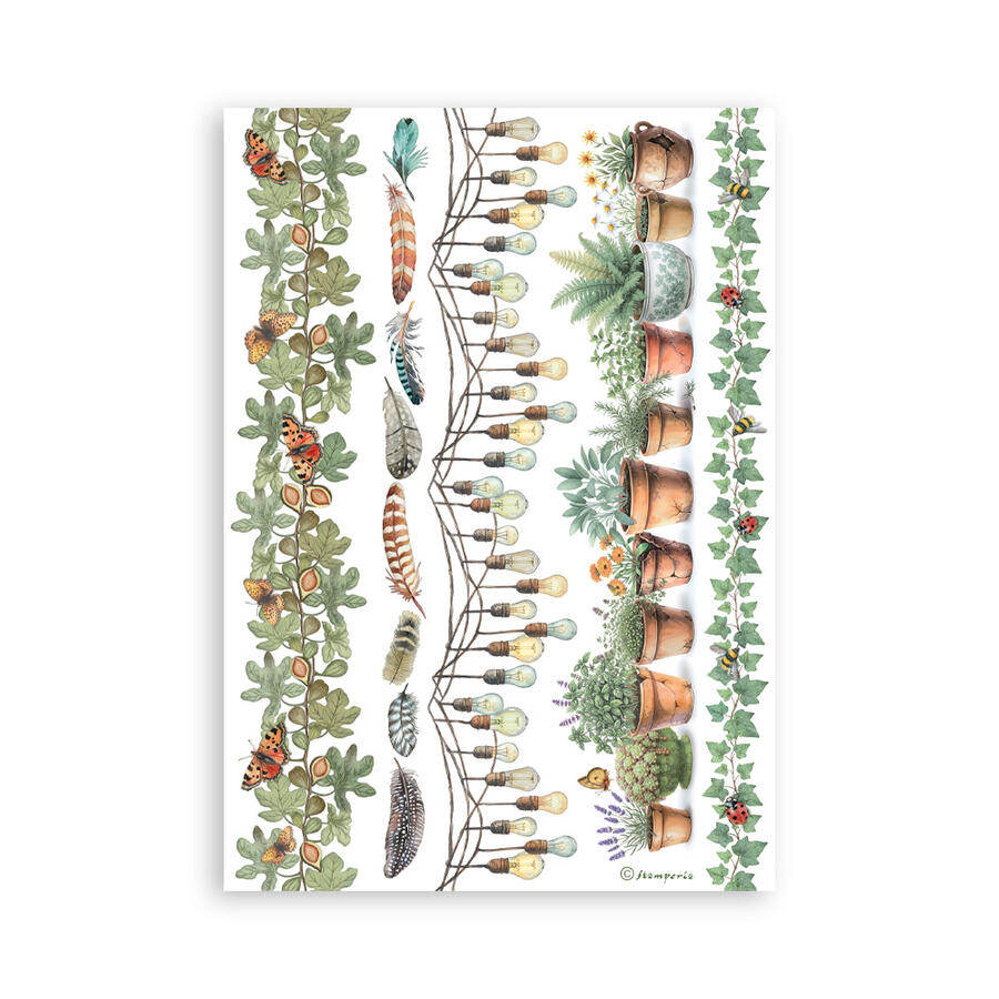 Washi Pad 8 sheets A5 Herbarium Silvae