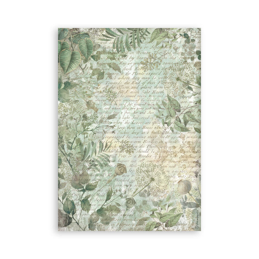 Washi Pad 8 sheets A5 Herbarium Silvae