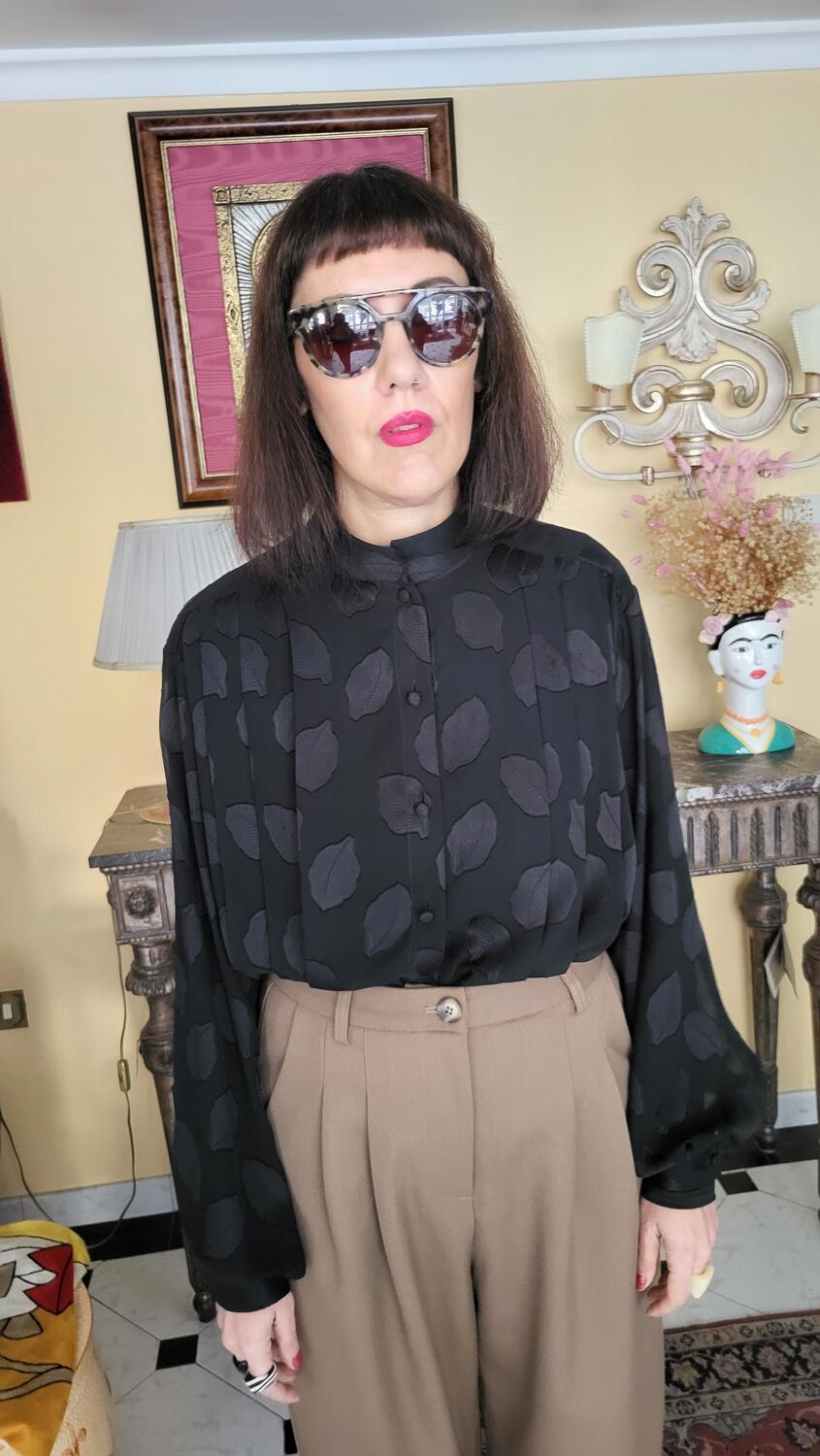 Camicia Black Foliage