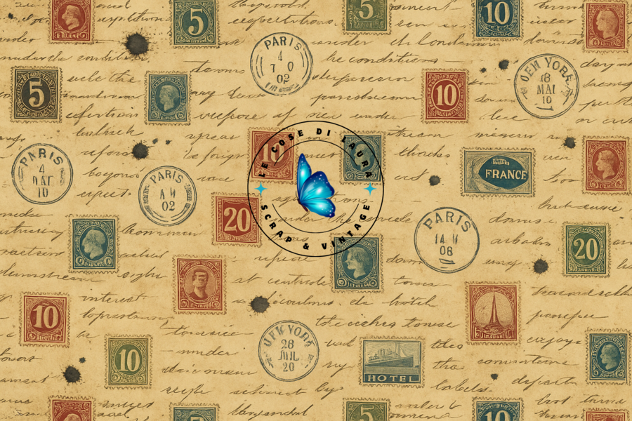 Kit digitale per junk Journal Souvenirs de Voyage