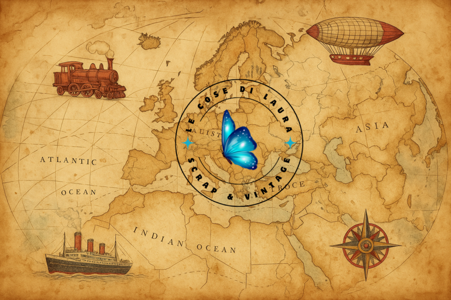 Kit digitale per junk Journal Souvenirs de Voyage