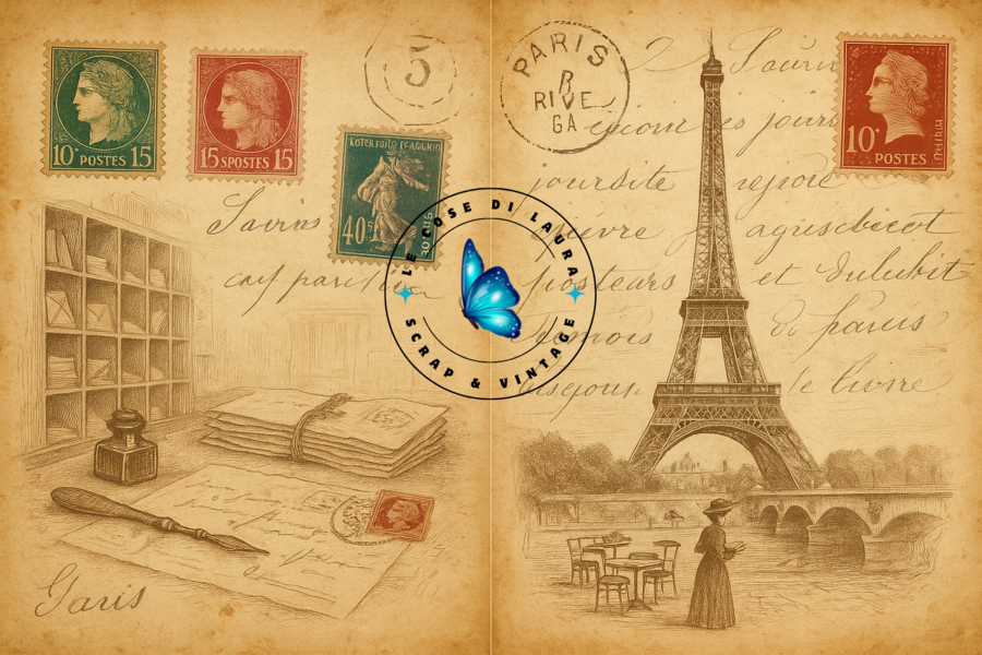 Kit digitale per junk Journal Souvenirs de Voyage