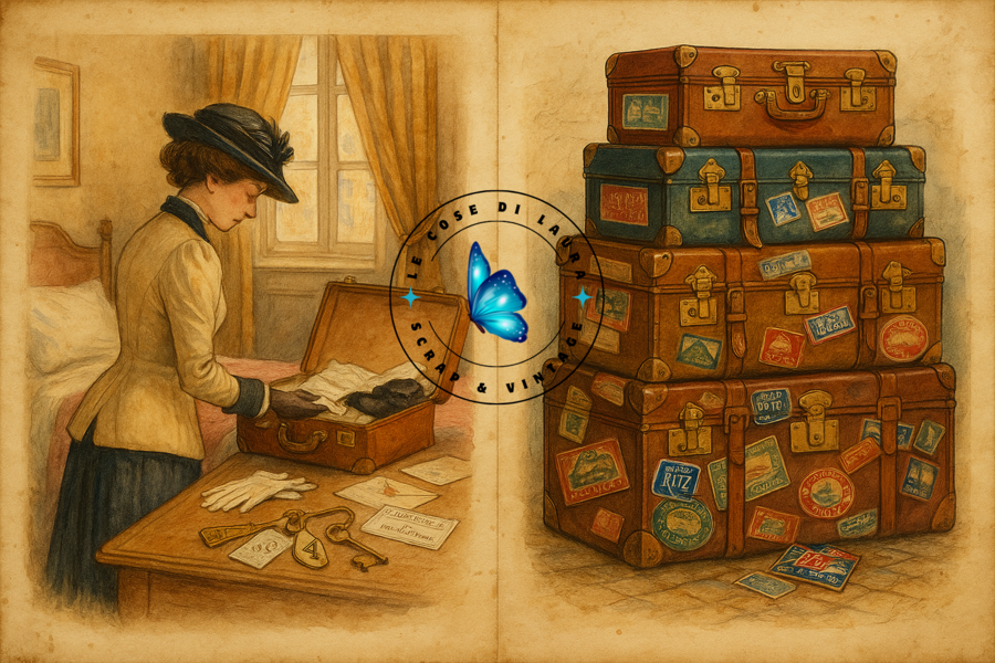 Kit digitale per junk Journal Souvenirs de Voyage