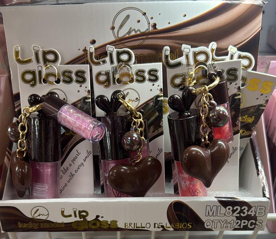 LUCKY MODEL LIP GLOSS CON PORTACHIAVE