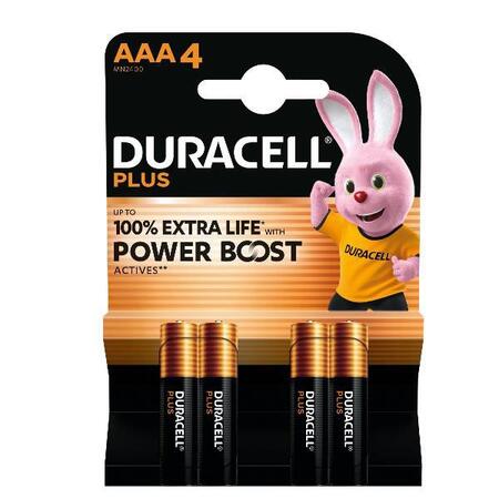 BLISTER 4 PILE DURACELL PLUS (MN2400) AAA - MINISTILO