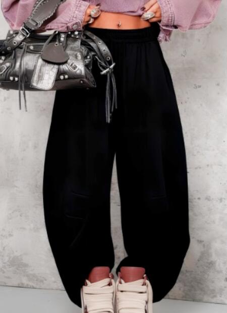 Pantatuta balloon felpato vari colori taglia unica