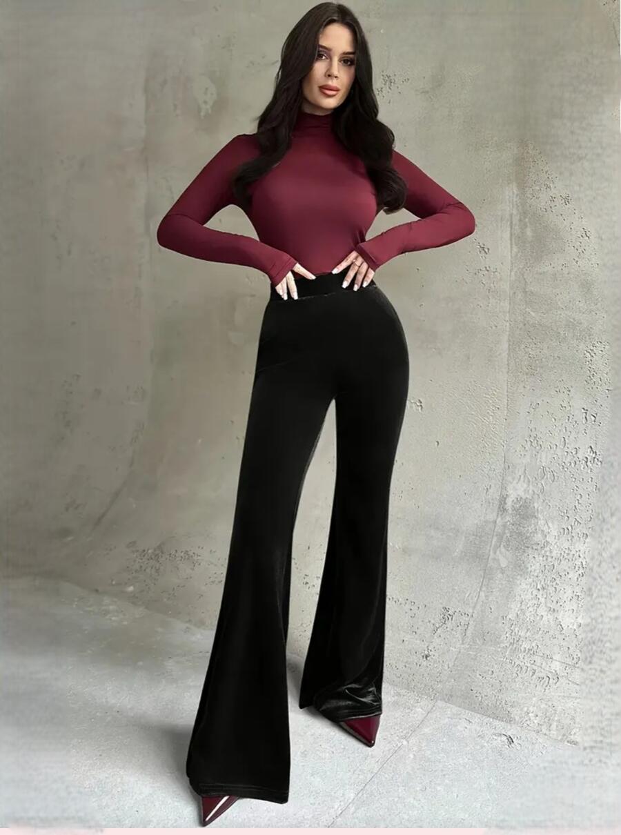 Pantalone velluto zampa taglie S/M/L/XL/XXL