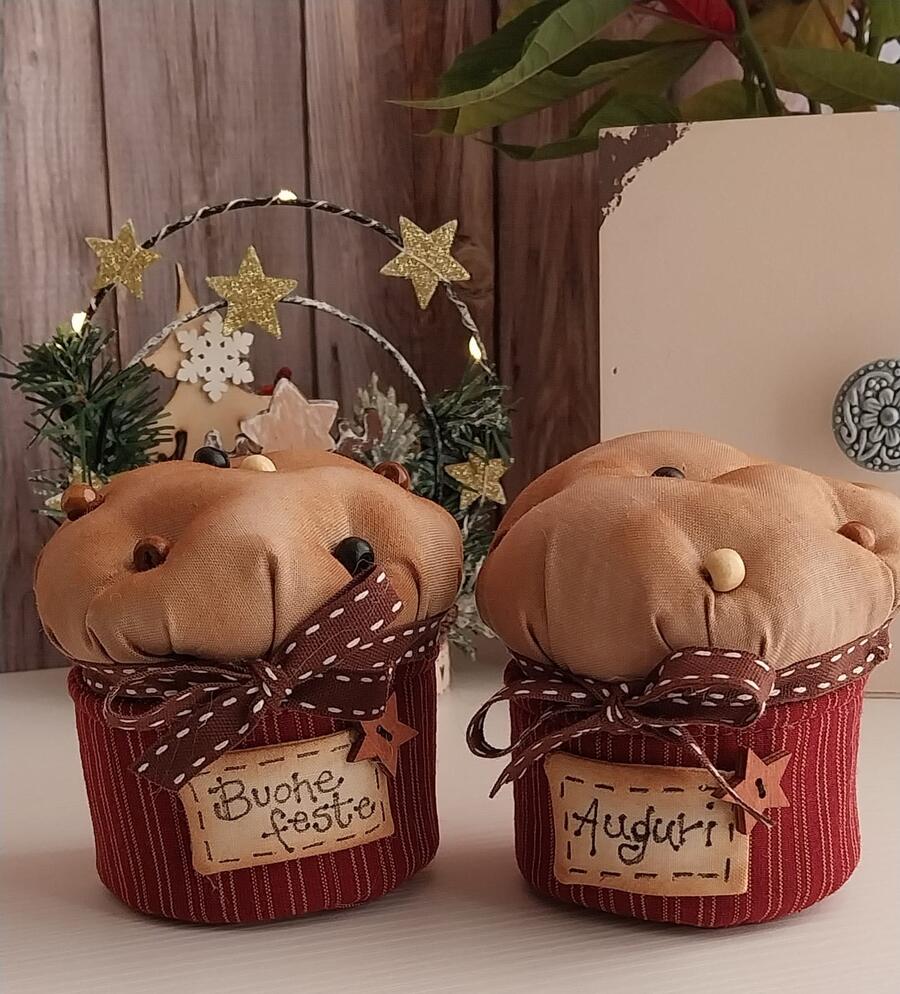 Cartamodello Mini-panettoni segnaposto