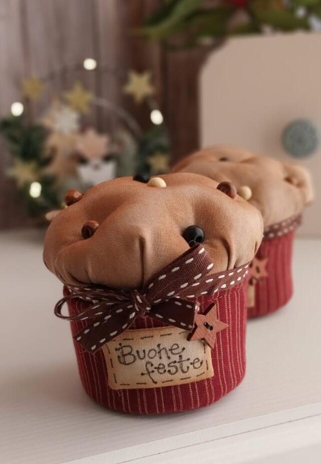 Cartamodello Mini-panettoni segnaposto