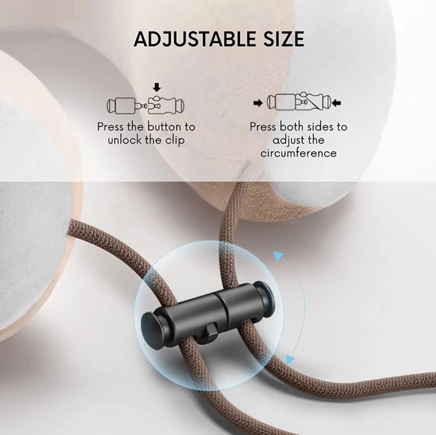 CUSCINO CERVICALE MASSAGGIATORE COLLO AUTO RICARICABILE USB PORTATILE DA VIAGGIO