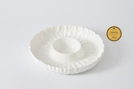 Pampa Bay Chip & Dip in porcellana bianca Mascali 