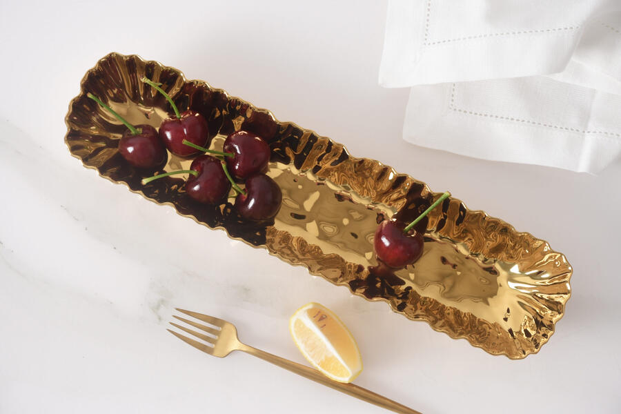 Pampa Bay - Vassoio per cracker in porcellana bianca Mascali 