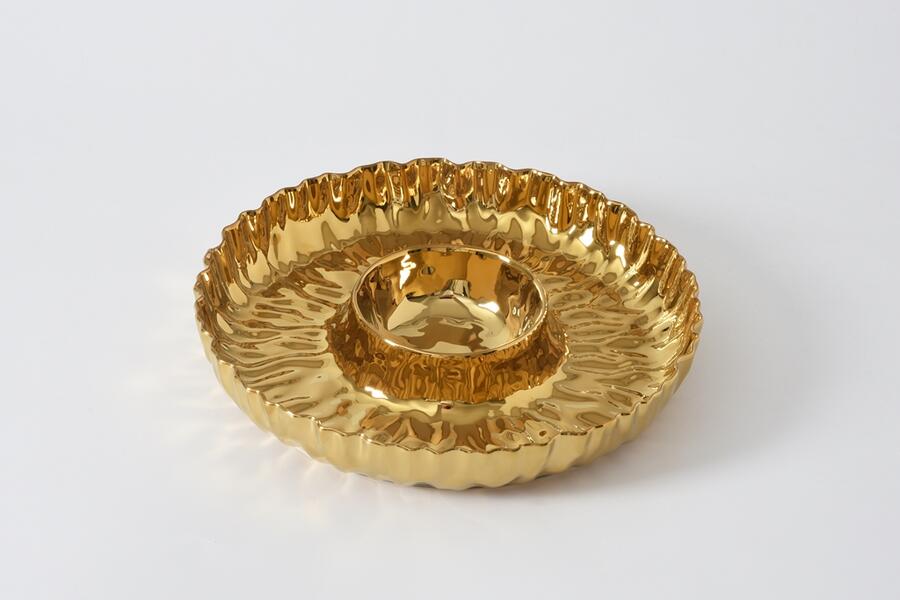 Pampa Bay - Chip & Dip in porcellana Mascali Oro 