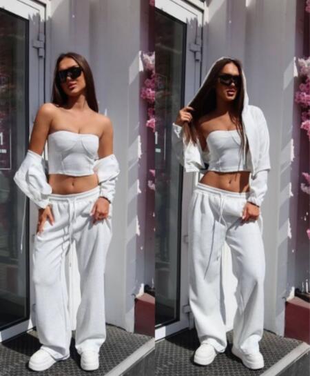 Coordinato tuta 3 pezzi taglia unica