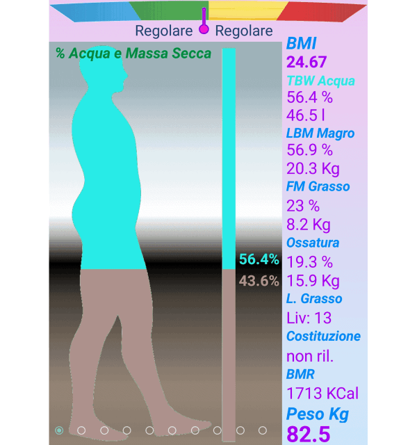  HBLA10 BLA System, analizzatore livelli corpo con Tablet 10”