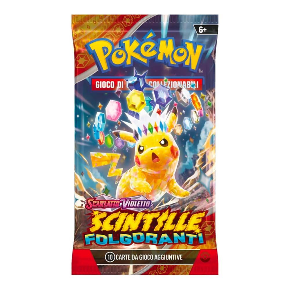 Pokemon scintille folgoranti scarlatto e violetto busta da 10 carte ITA