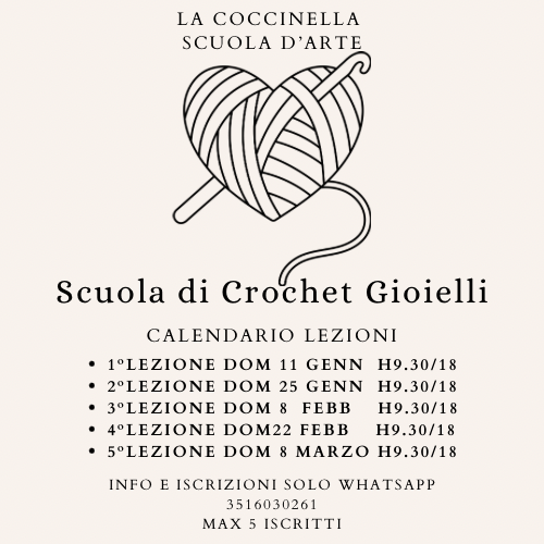  CORSO UNCINETTO GIOIELLI 5 LEZIONI ORISTANO