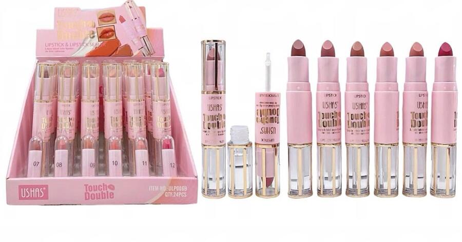 USHAS TOUCH DOBLE LIPSTICK+LIPGLOSS