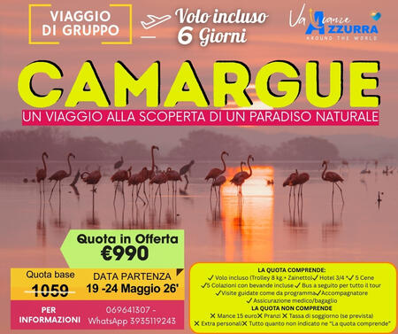 19 MAGGIO 2026 6 GIORNI CAMARGUE