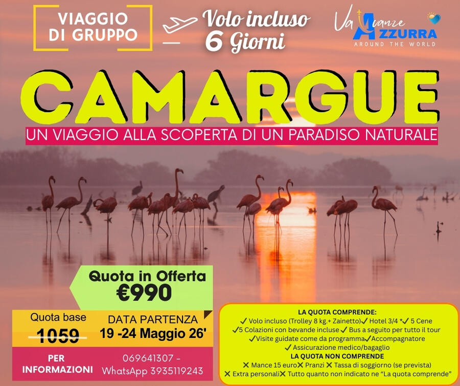 19 MAGGIO 2026 6 GIORNI CAMARGUE