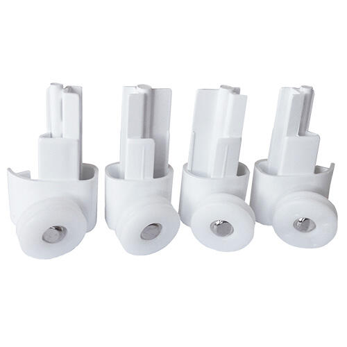 R800/10 Ricambio Carrelli per Box Doccia Serie LUNES -Kit 4 pz