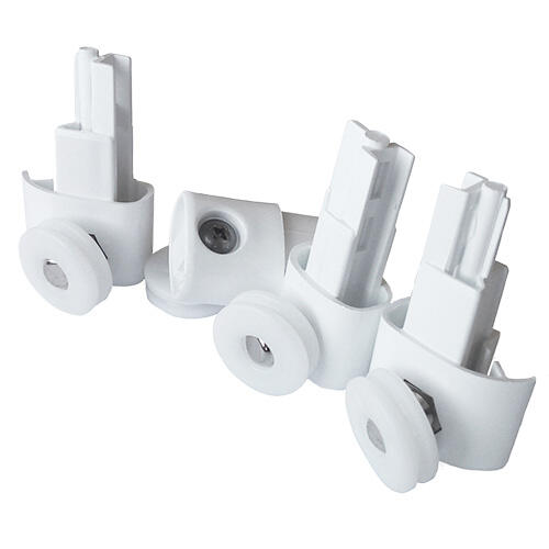 R800/10 Ricambio Carrelli per Box Doccia Serie LUNES -Kit 4 pz