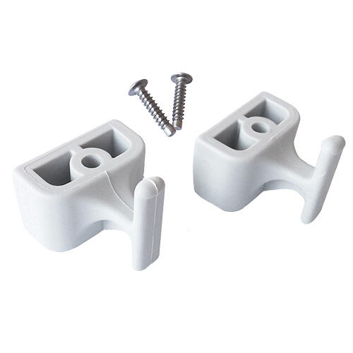 R800/07 Ganci per Anta Grigi kit 2 pz 