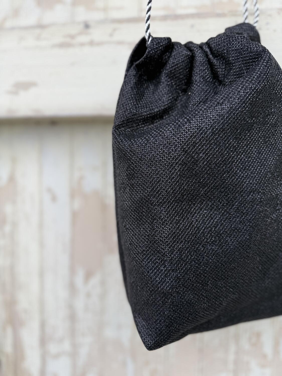 Secchiello lamè nero