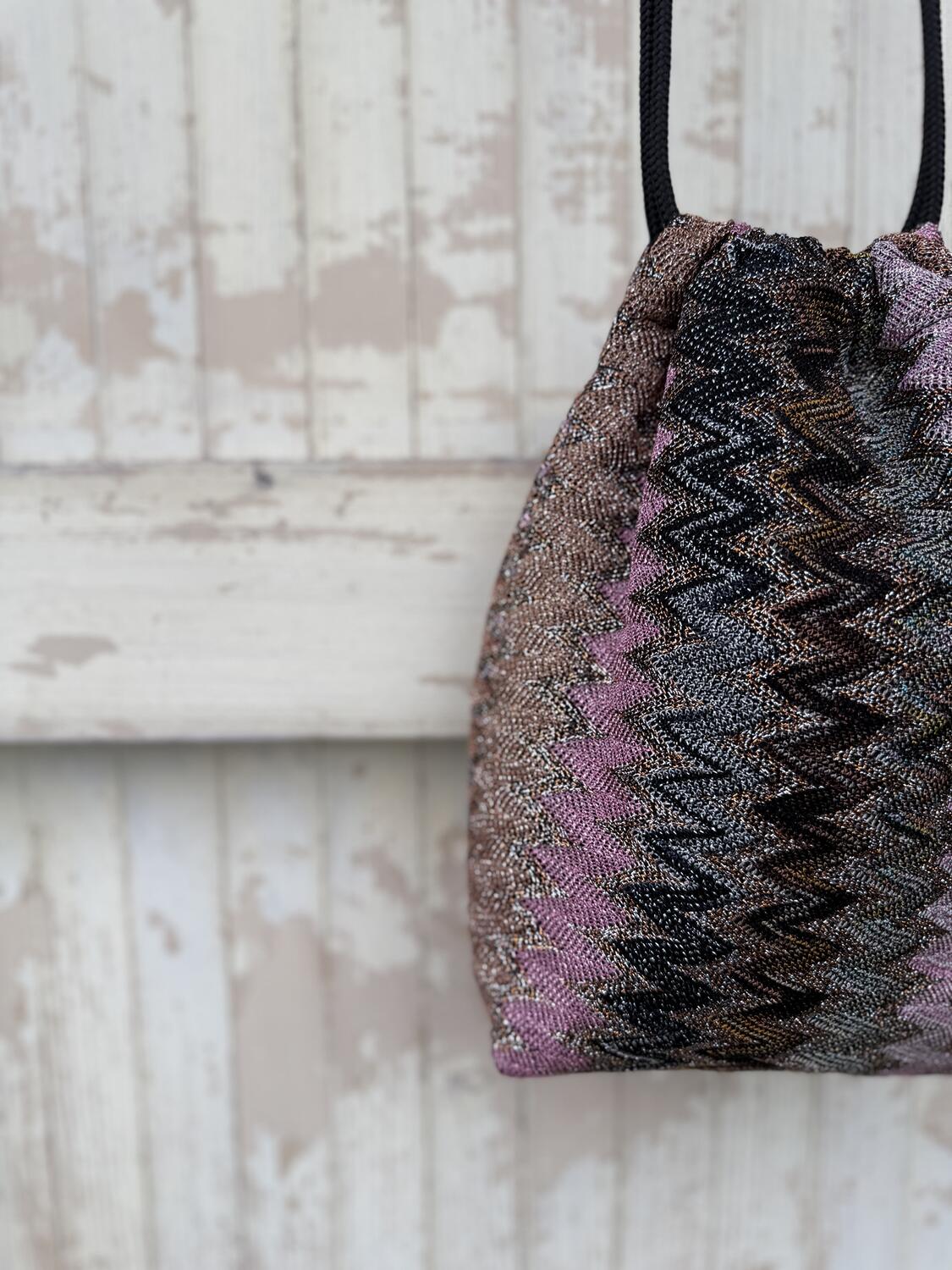 Secchiello  rosa antico lamè