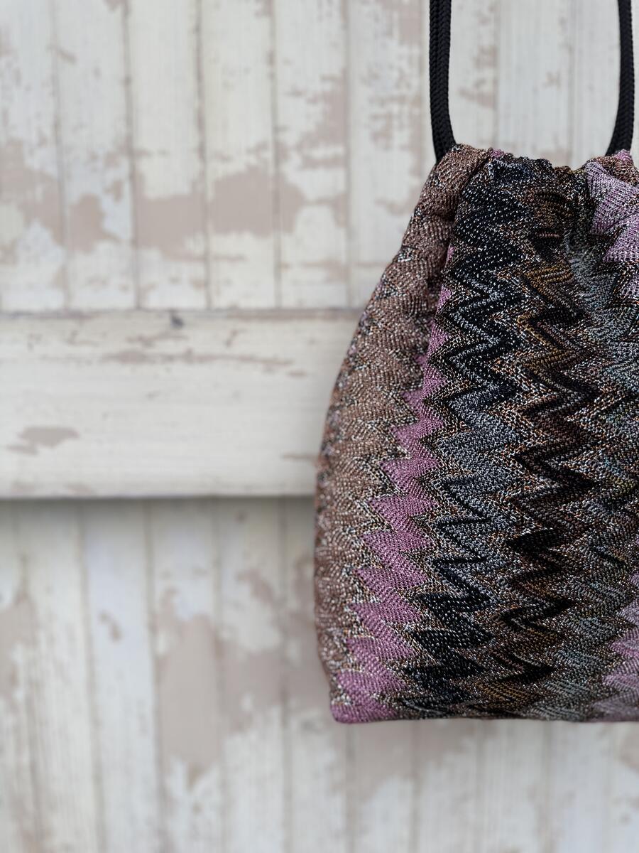 Secchiello  rosa antico lamè