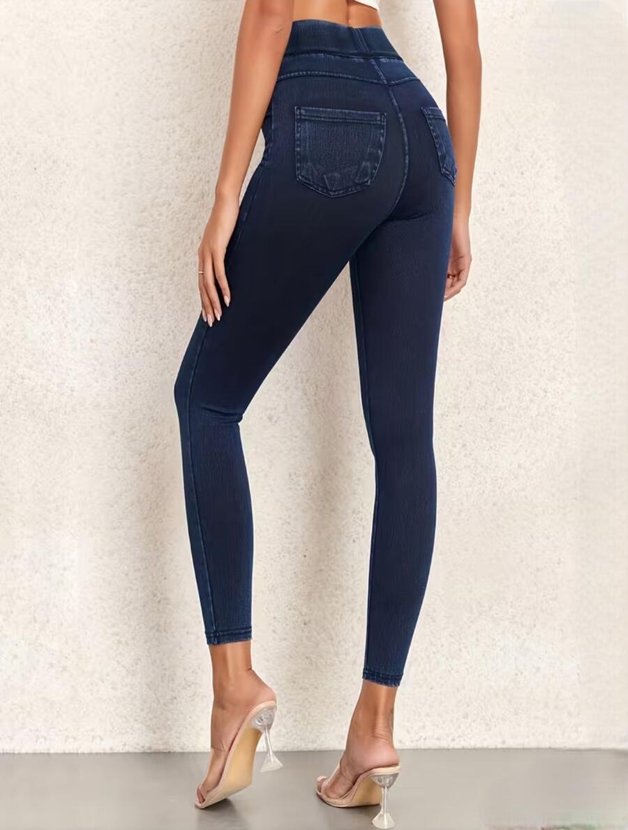 Leggings jeans flpatissimo disp. blu e nero taglie S/M - M/L - L/XL - XL/XXL